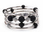 Bohemian Natural Stone Multilayer Spiral Wrap Bracelet