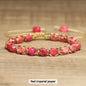 Handwoven Natural Stone Bracelet – Adjustable Twine Design