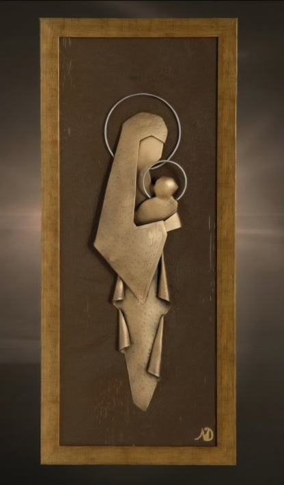 Handcrafted Wrought Iron Madonna – Crete