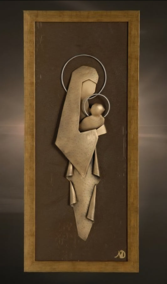 Handcrafted Wrought Iron Madonna – Crete