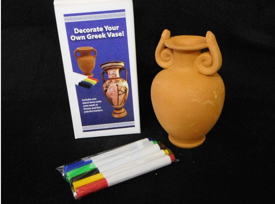 Paint Your Own Greek Vase - Creative DYI Art Kit