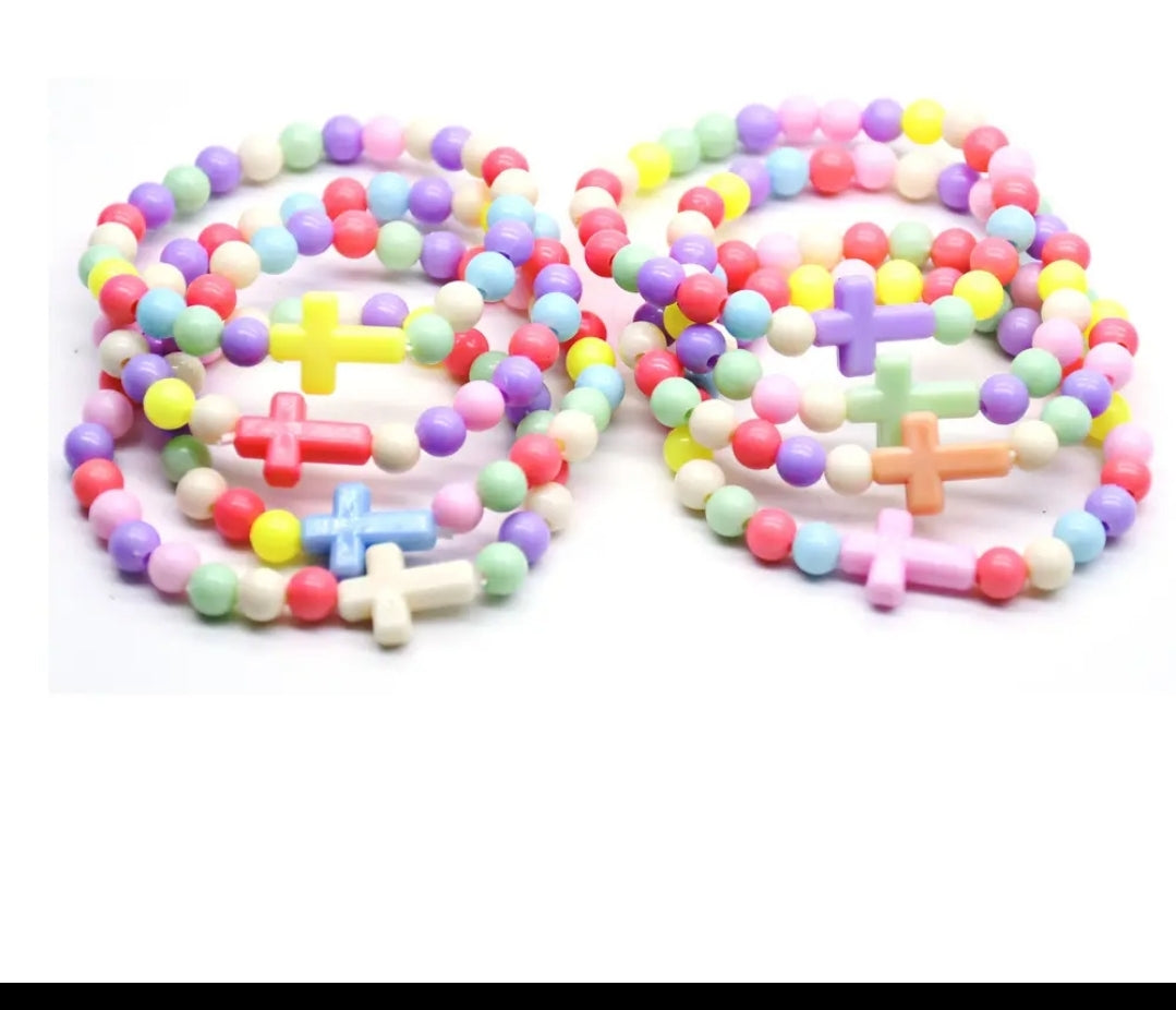 Children’s Colorful Cross Bracelet