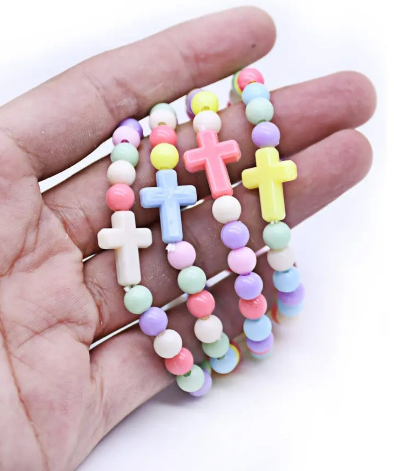 Children’s Colorful Cross Bracelet