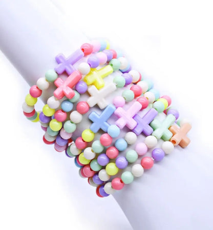 Children’s Colorful Cross Bracelet