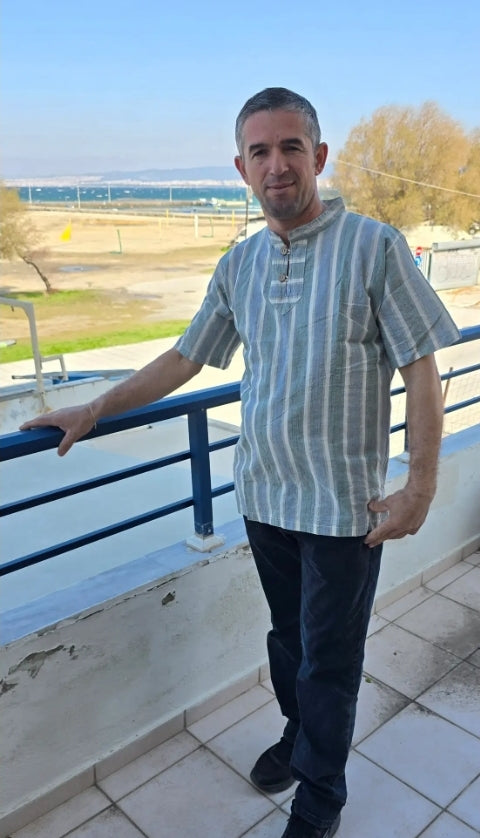Timeless Comfort: 100% Natural Cotton Men's Shirt