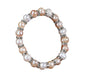 Elegant Pearl Bracelet with Rhinestone Accents