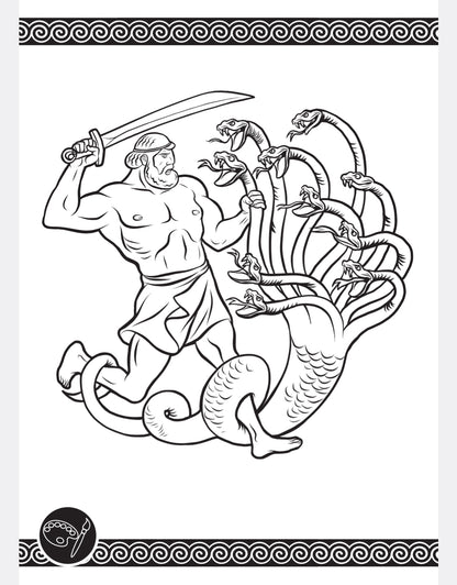 "Olympian Gods: Mythical Fun Activity Book"