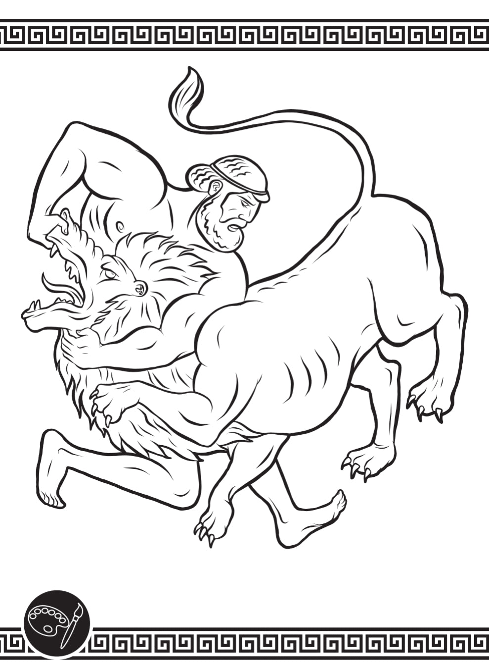 "Labours of Heracles: A Mythical Adventure Activity Book"