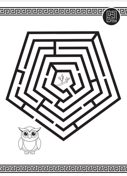 "Olympian Gods: Mythical Fun Activity Book"