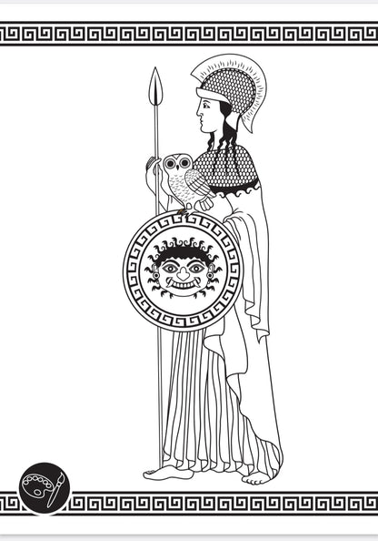 "Olympian Gods: Mythical Fun Activity Book"