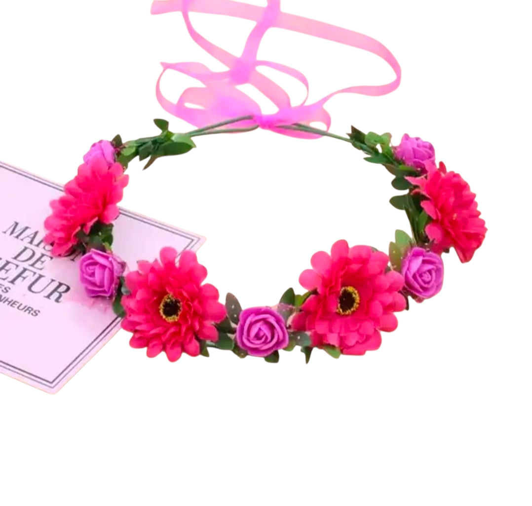 Handmade Floral Fabric Headbands