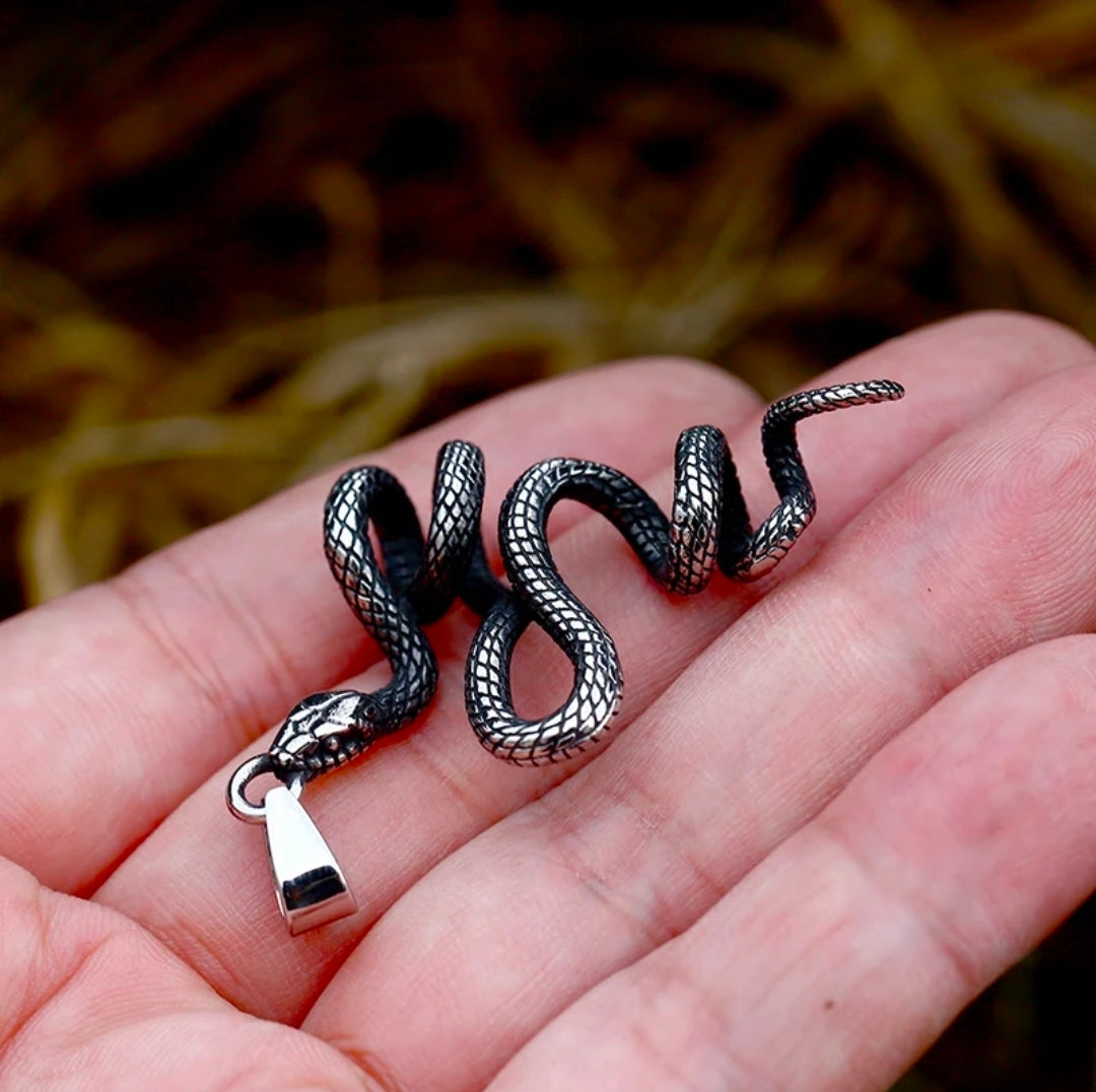 Stainless Steel Serpent Necklace