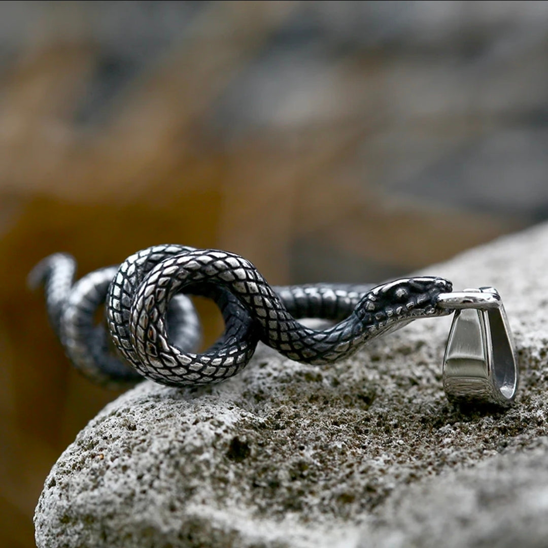 Stainless Steel Serpent Necklace