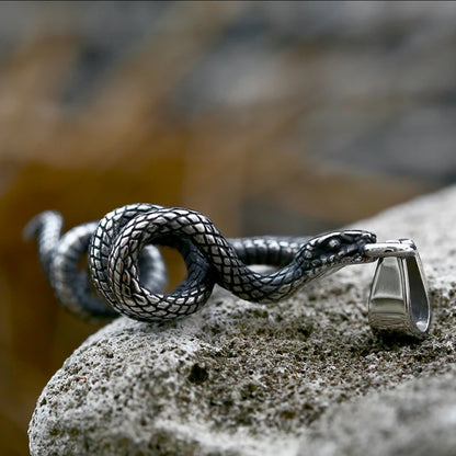 Stainless Steel Serpent Necklace