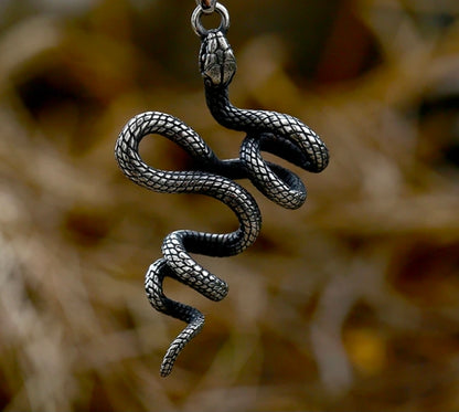 Stainless Steel Serpent Necklace