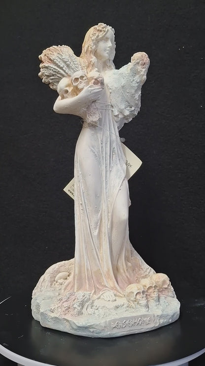 Alabaster Statue of Persephone – Goddess of the Underworld & Spring (10.5”)