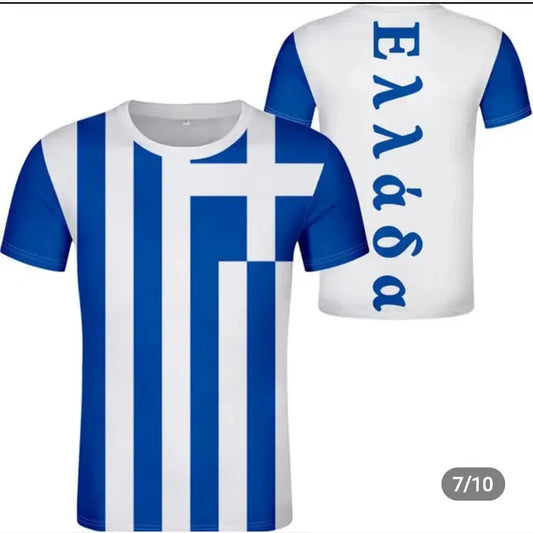 Child’s Greek Flag Soccer Shirt