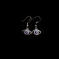 Evil Eye Zirconia Earrings – Gold or Silver Plated
