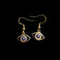 Evil Eye Zirconia Earrings – Gold or Silver Plated