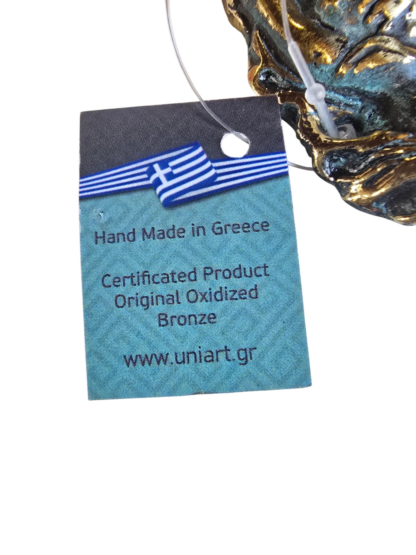 Handmade Bronze Aphrodite Statue with Blue-Green Patina – Imported from Greece