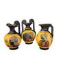 Handmade & Hand-Painted Greek Mythology Mini Vase – Imported from Athens, Greece