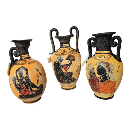 Handmade & Hand-Painted Greek Mythology Vases – Imported from Athens, Greece (Assorted Styles)